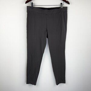 Mr. Max Women’s Stretch Leggings L Black Pull On Wide Waistband Made in Canada